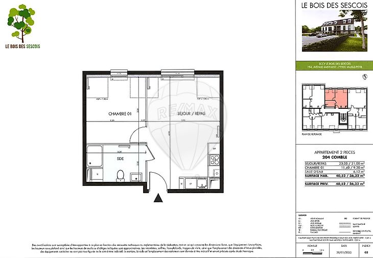 Condo/Apartment for sale in BoisleRoi, SeineetMarne 77 RE/MAX