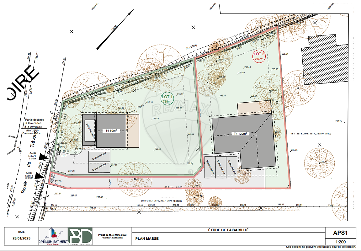 Terrain 80 m² · à Saint-Didier-de-Formans · 80 m² · 219 000 €