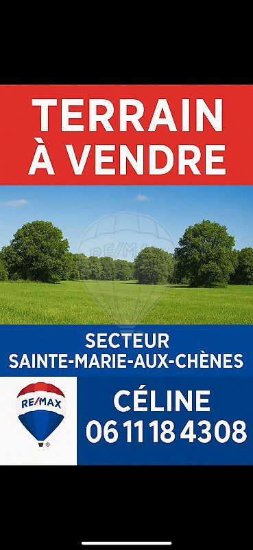 Terrain à vendre - Sainte-Marie-aux-Chênes · 95 000 €