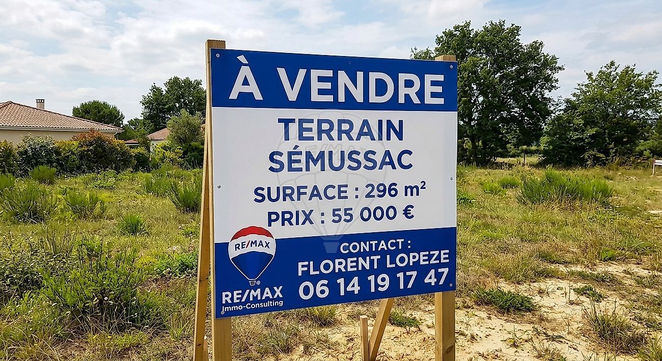 Terrain à vendre - Semussac · 55 000 €