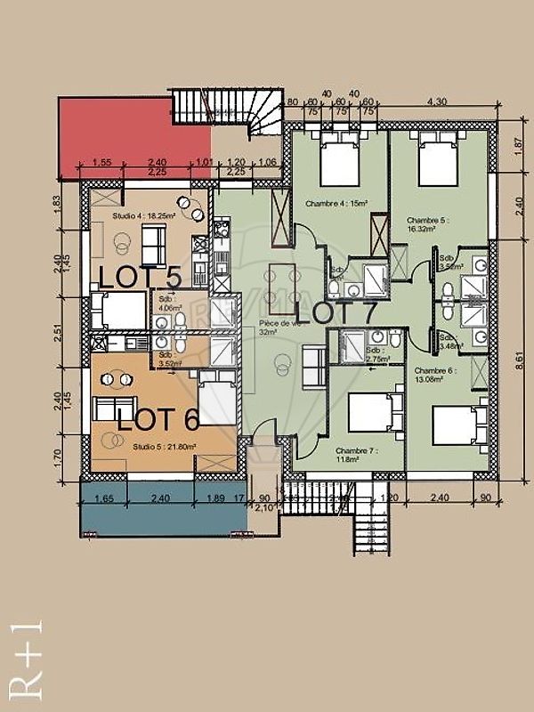 Appartement à vendre , 5 pièces - Pessac 33600