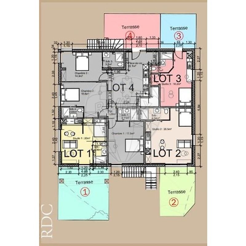 Appartement à vendre , 5 pièces - Pessac 33600