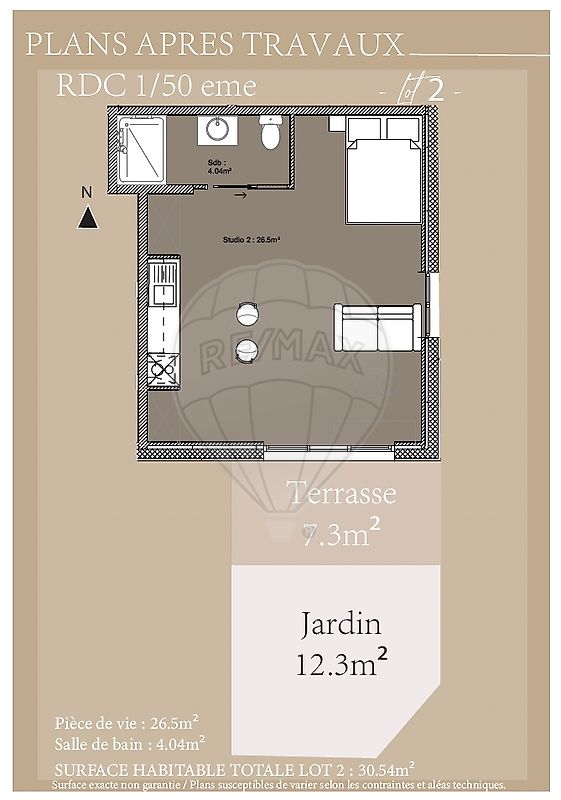 Appartement à vendre , 1 pièces - Pessac 33600