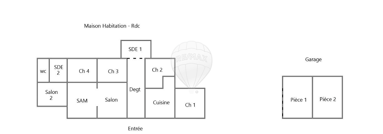 Maison à louer, 5 pièces - Roaillan 33210